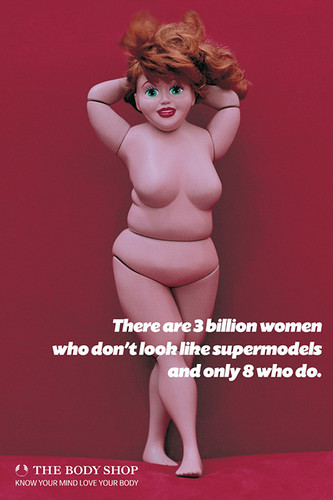 There are 3 billion women who don't look like supermodels and only 8 who do by you.