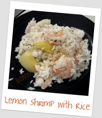 Lemon Shrimp with Rice