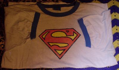 white Superman t-shirt #2