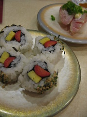 99/365 hotdog/tamago sushi