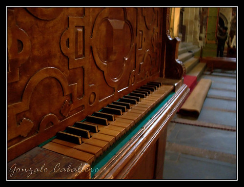 Organo de Salinas - Catedral Vieja de Salamanca - Teclado
