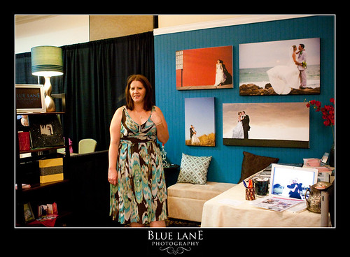 Blue Lane Photography Bridal Show Booth My wonderful friend Rachelle