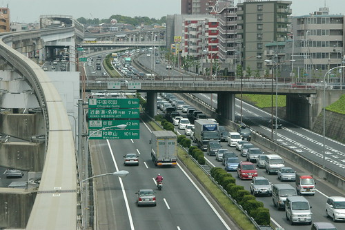 Chūgoku Expressway near Chūgoku-Toyonaka IC in Toyonaka,Osaka,Japan 2009/5/2