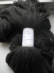 Sportweight alpaca yarn from Times Remembered