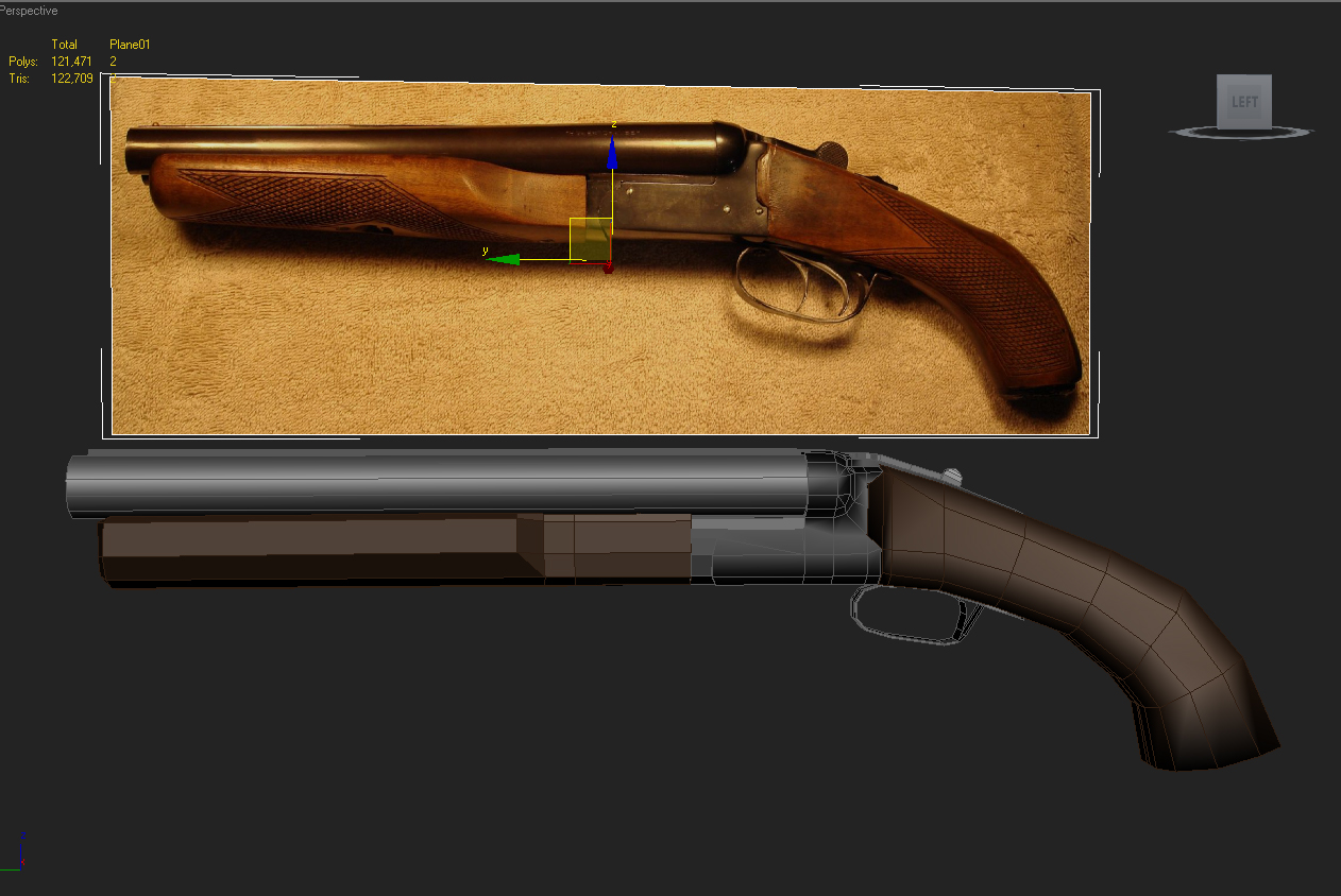 sawed off double barrel shotgun