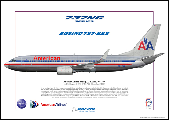 American Airlines Boeing 737-823(WL) N817NN
