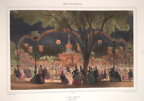 019- Paris- El baile Mabile en los Campos Eliseos 1858