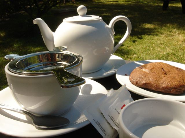 Tea at Lentas Maravillas, in Colonia de Sacramento, Uruguay