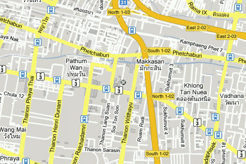 Google Maps Thailand. 昨夜、Google Maps（モバイル