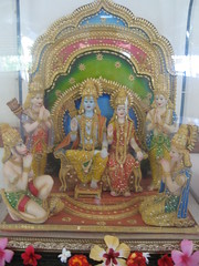 Rama, Sita, His Brothers, and Hanuman