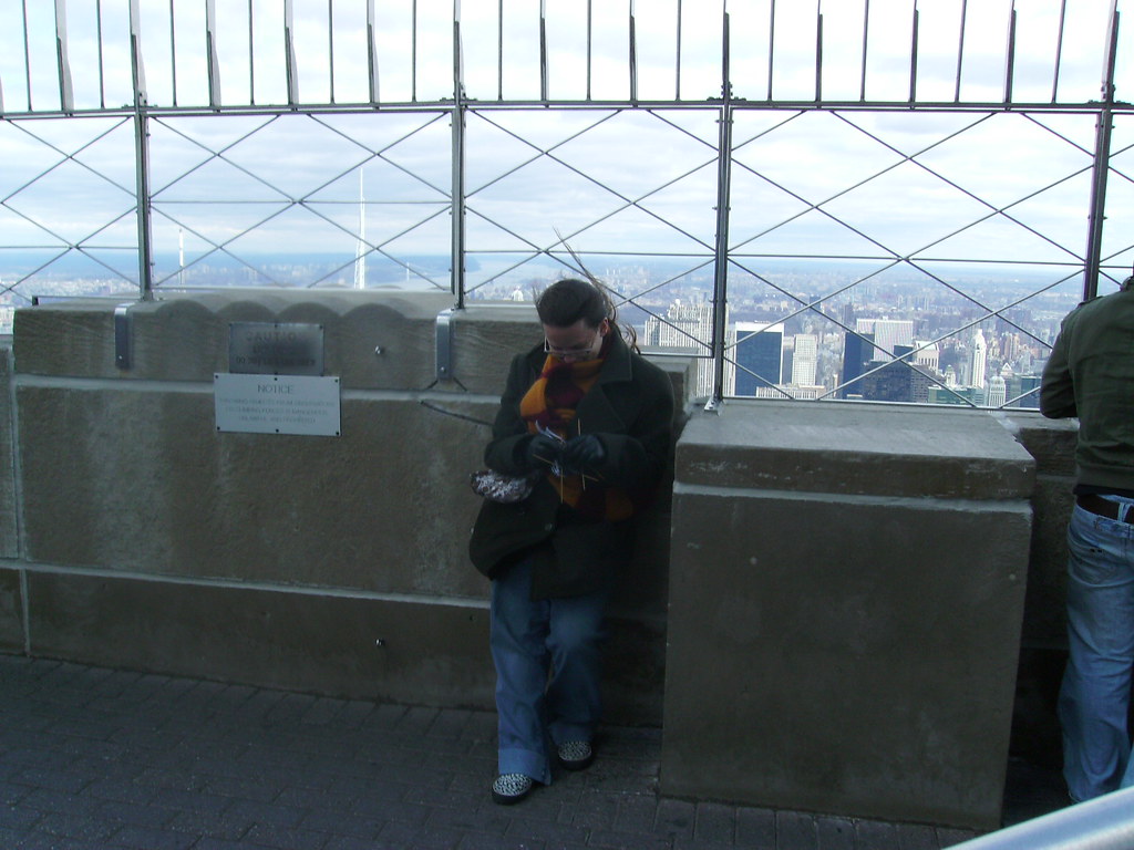 Knitting on the Empire State Building