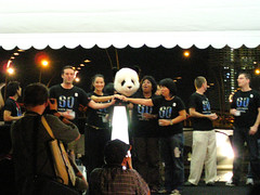 Panda on Stage
