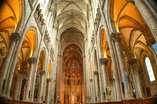 フリー画像|人工風景|建造物/建築物|インテリア|教会/聖堂|HDR画像|フランス風景|フリー素材|