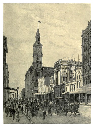 025-Melbourne-Elizabeth street y la oficina de correos-Australasia illustrated (1892)- Andrew Garran