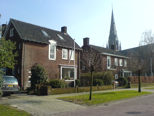 Schöne Wohnsiedlung in Enschede