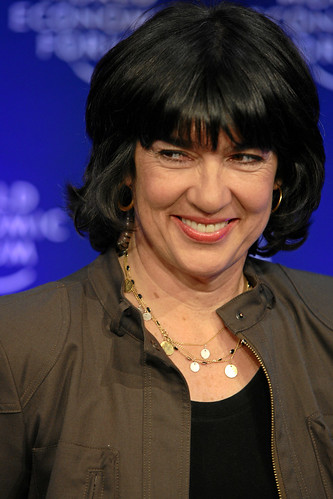Christiane Amanpour, Chief International Correspondent, CNN International, USA {img: WEF swiss-image.ch/Photo by Remy Steinegger}