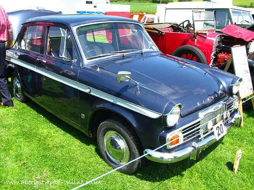 Singer Gazelle Automobile which took part in the vintage car rally at the