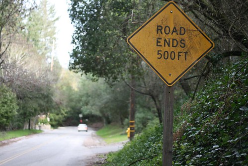 Road Ends 500 Feet