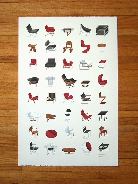 Mid-Century Modern Furniture Poster