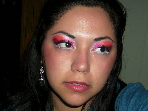 geisha face makeup. art beauty face make up