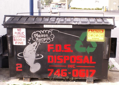 Manatee Says Please Recycle