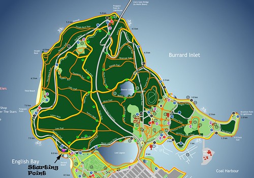 A slice of the Stanley Park Map
