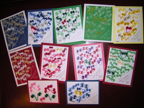 Handcrafted cards