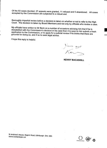 Letter From MacAskill To Bill Kidd page 2