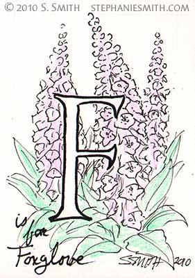 F is for Foxglove