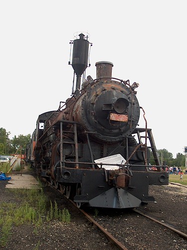 Preserved Chicago, Rock Island & Pacific Railroad 4-6-2 Pacific type steam locomotive. The Illinois Railway Museum. Union Illinois. August 2006.