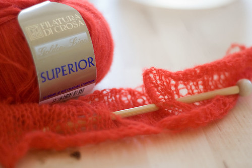 Knitting with Cashmere/Silk