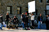 Film crew on campus