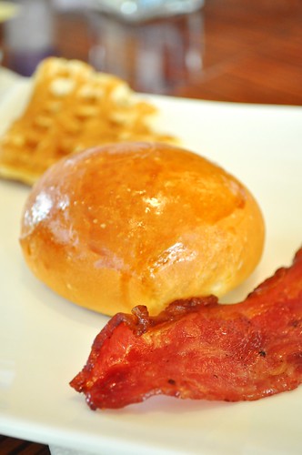 bacon bun waffle