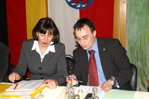 Justizministerin Marion Walsmann und Michael Panse, MdL