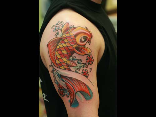 Coi fish tattoo Jae Connor 