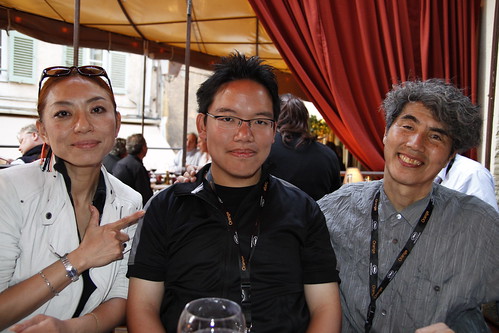 With Kobayashi-sensei and Ando-sensei
