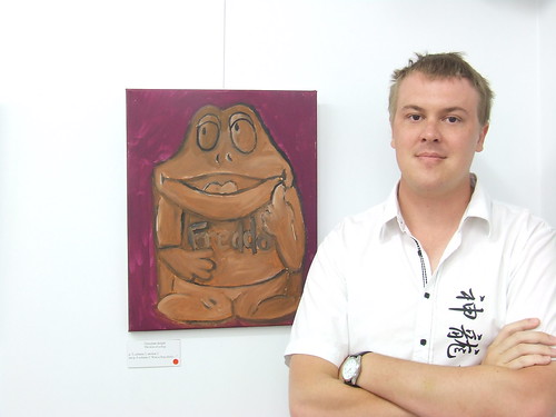 Chocolate delight. Kiss of a Frog - Sam Blanch's Bridges to Elsewhere exhibition.JPG