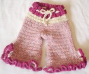 Crocheted Wool Capris (Large)