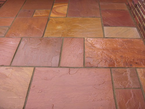 Indian Sandstone Patio and Lawn Image 30