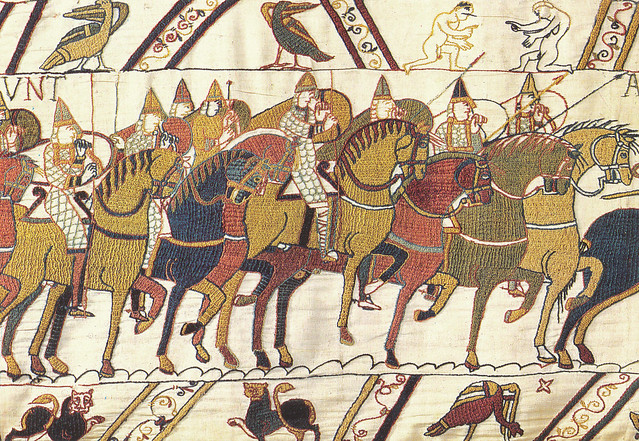 Bayeux Tapestry 20 Norman cavalry sets off for battle