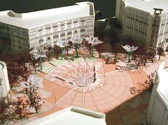 Rendering, Columbia Heights plaza, from the DC Office of Planning Public Realm Framework study