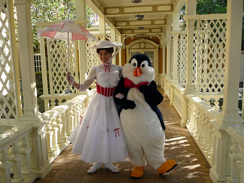 Meeting Mary Poppins and Mr. Penguin