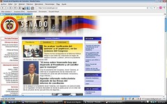 Página del Senado de la República de Colombia
