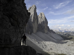 Hiking on the path of the Great War - Via ferrata Monte Paterno, Dolomiti di Sesto