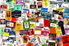 Press Credential Montage