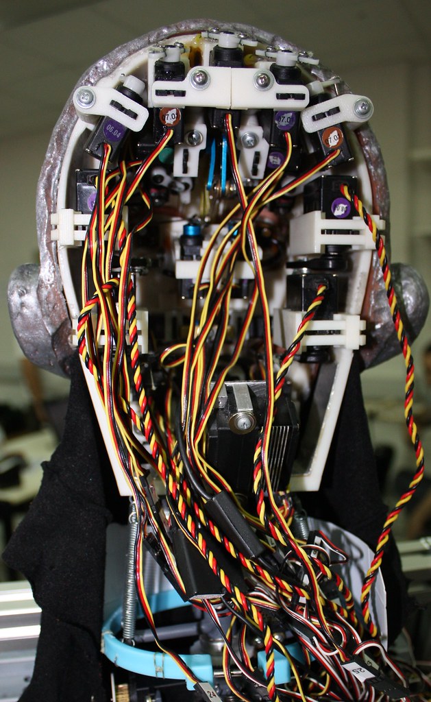 Back side of robot's head from project INDIGO.