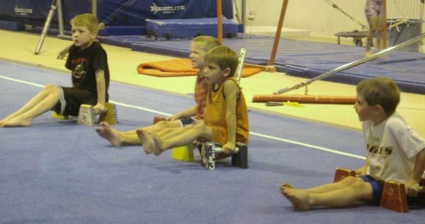 Chase @ Gymnastics class