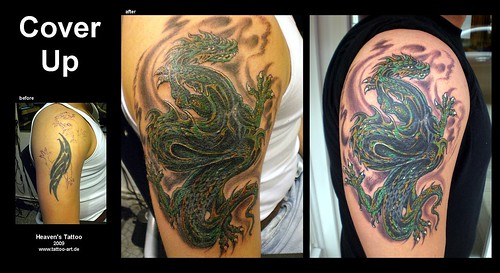 Dragon Tattoo Cover Ups. Cover Up, Tribal gt; Dragon