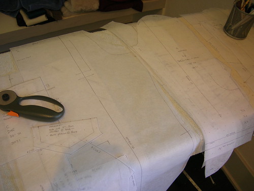 I do not cut patterns, I trace them - every time.