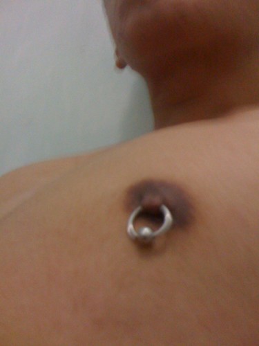 about nipple piercing. nipple piercing